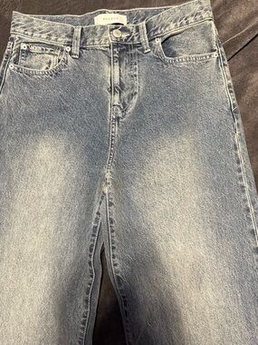 PacSun Men's Washed Light Blue Relaxed Jeans